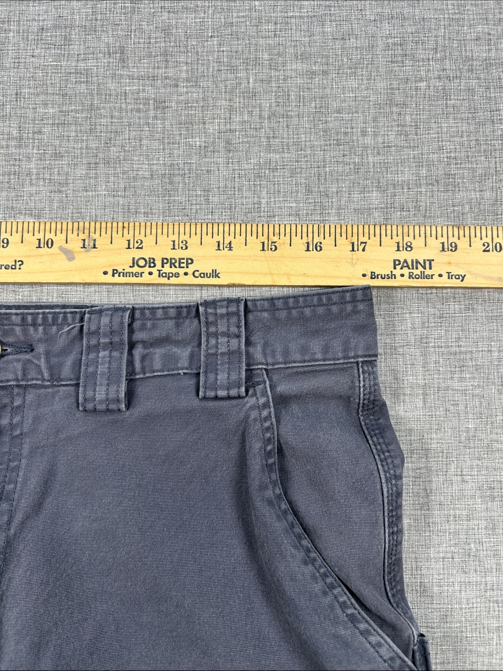 Duluth Trading Flex Fire Hose Cargo Work Pants Men 36x30 Blue-Gray Utility - Picture 6 of 13